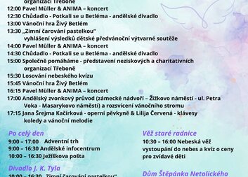 Charitativní stánek na akci Třeboň plná andělů 