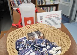 Kasička Městská knihovna Třeboň