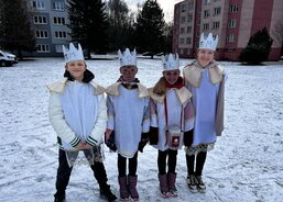 Chlum u Třeboně_koledníci 2025_jdeme k Vám