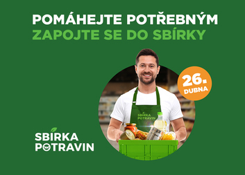Sbírka potravin v Třeboni 26. 4. 2025