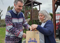 Předání výhry ze soutěže