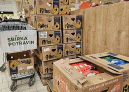 Sbírka potravin Kaufland Třeboň 26.04.2025