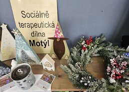 Adventní výrobky STD Motýl Charity Třeboň